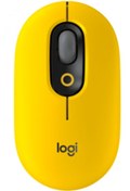Resim logitech POP Mouse Blast Emoji Tuşlu Sessiz Kablosuz Mouse - Sarı&Siyah 