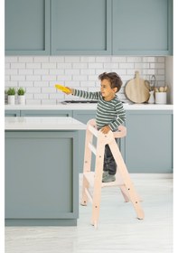 Resim Fold | Öğrenme Kulesi - Natural Ahşap 