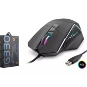 Resim OEM Hadron G330 Shooter 8 Buttons RGB 6400 DPI Usb Oyuncu Mouse (1,50cm Kablo Uzunluğu) 