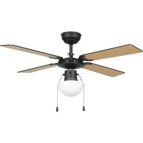 Resim Eglo 31352 "fortaleza" 106,6 cm Çapında Çelik Tavan Vantilatörü Çekme Ipli Ac Motor 