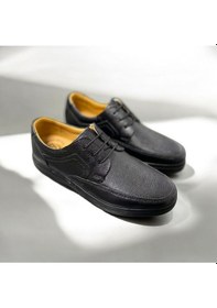 Resim Ekinci Hakiki Deri Tam Ortopedik Günlük Klasik Erkek Ayakkabı Siyah 