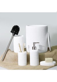 Resim Natural Tuvalet Fırçası Beyaz 