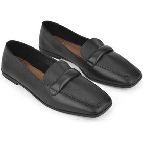 Resim Ziya, Hakiki Deri Kadın Ayakkabı 1511044z202 Siyah 1511044z202 000 Siyah 