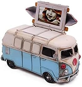 Resim Knm-0910E-1371 Dekoratif Metal Minibüs Çerçeveli ve Kumbaralı Hediyelik 