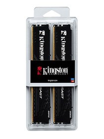 Resim KINGSTON 16GB 5600MT/s DDR5 CL36 DIMM (Kit of 2) Beast Black EXPO Turkey KF556C36BBEK2-16TR - RAM 