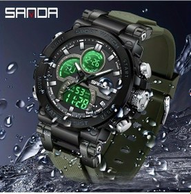 Resim Oldfriend Sanda Mavi Erkek Spor Saati Su Gecirmez 50m Kronometre Alarm Gece Isigi Diğer 