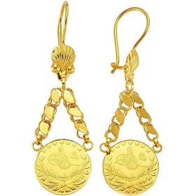 Resim Reşat Küpe Sallantılı 6.00 Gram 22 Ayar Altın 
