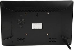 Resim Akıllı Dijital Fotoğraf Çerçevesi, 13,3 İnç Dijital Fotoğraf Çerçevesi Uzaktan Kumanda Görüntü Önizleme Siyah Arka Plan Müziği H133IPS Firma Için Yatak Odası Için (AB Fişi 220V) 