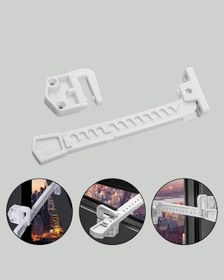 Resim Depomıx Çocuk Güvenliği İçin Cam Pencere Kilidi 3 Adet 