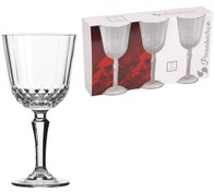 Resim Paşabahçe Diony Ayaklı Bardak 310cc 9x19cm 3 lü 1070160 Şeffaf 
