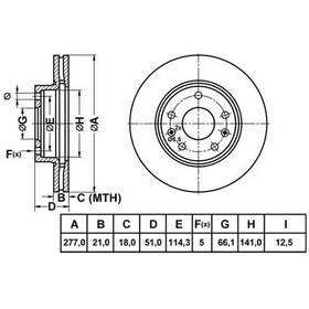 Resim Mga 50178 Fren Diski On Sdb101070 - 2 Adettir 