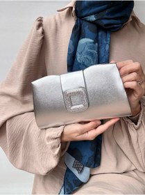 Resim Çanta Trend Kadın Özel Günlük Portföy Clutch Çanta (25*14 cm) 