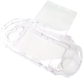 Resim BLUE ELF Sony PSP 3000 Serisi, PSP Slim 2000 Serisi ile Uyumlu Premium Yükseltilmiş Şeffaf Geçmeli Kristal Sert Kılıf Kapak, Çekici ve Kullanılabilir 
