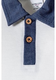 Resim U.s. Polo Assn Erkek Bebek 2 Li Şort T-şhirt Takım Beyaz-2258 beyaz 