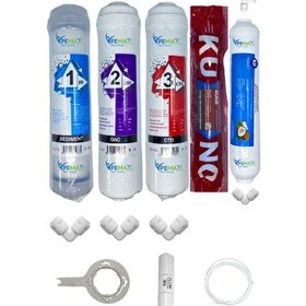 Resim Pemax Water Solutions Kapalı Kasa Su Arıtma Cihazlarına STD 5'li Orijinal Lg Kuno Mebran Mineralli Tatlandırıcı Set 