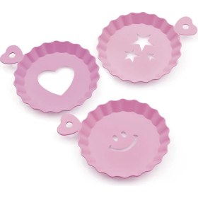 Resim Zenvia Tatlı ve Kahve Süsleme Şablonu 3 Lü 10 cm (ZNV-556) 