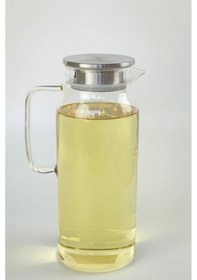 Resim River World Isıya Dayanıklı Borosilikat Ve Metal Kapaklı 1,5 Lt'lik Cam Sürahi 