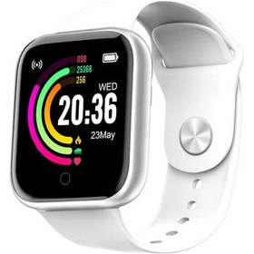Resim Yaozixa Akıllı Bileklik Y68 - 1.44" Ekran, Kan Basıncı Nabız Takibi, Adım Sayacı, Usb Hızlı Şarj, Ip67 Su Geçirmez Beyaz 