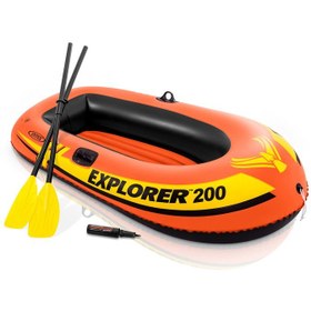 Resim Şişme Bot Seti - Intex - Explorer 200 - 185cm - 2 Kişilik (58331) 