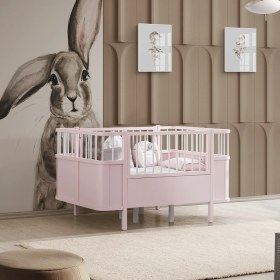 Resim Setay Mdf Beşik Siesta Büyüyen Beşik 90x130, Karyola 90x190 