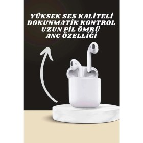 Resim İlkyaz Fashion 7 Kordonlu Akıllı Saat ve 2.nesil Kulaklık Yüksek Ses Kaliteli Uzun Pil Ömrü 