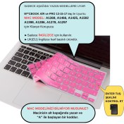 Resim Macbook Klavye Koruyucu Air Pro (UK-EU İngilizce) (Eski USB'li Model 2008/2017) ile Uyumlu 