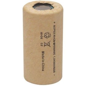 Resim Pİ GLOBAL Supex Tekli 1.2 V 2000Ma Ni-Cd Süpürge Pili 2000Sc 