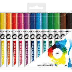 Resim Molotow Aqua Brush Set 12'Li - Basic Set - 1 