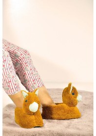 Resim Modaonn Kadın Hayvanlı Panduf Lama Ev Botu 001 