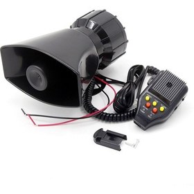 Resim Tenfowee 12v 100w Araç Siren Hoparlörü, 3 Sesli Pa Sistemli, Kayıt Fonksiyonlu, Ses Kontrollü, Işık Göstergeli 