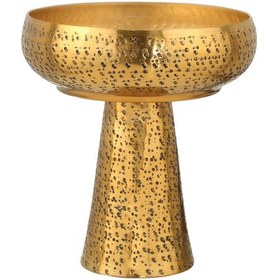 Resim Pirinç Kadeh Çiçeklik Orta 23 25 Cm 