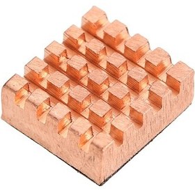 Resim Tenfowee Tam Bakır Soğutucu Levha Seti 8 Adet - Gpu, Vga Belleği, Kuzey Köprüsü Ve Cpu Çip Soğutması - 13x12x4mm Boyutlu, Zımba Dahil 