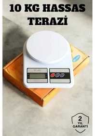 Resim Hassas Terazi 10 Kg Kapasiteli, Yüksek Hassasiyetli Dijital Mutfak Tartısı 