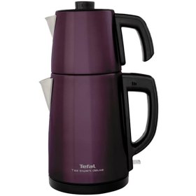 Resim Tefal Tea Expert Işıltılı Pudra Çelik Demlik Çay Makinesi 