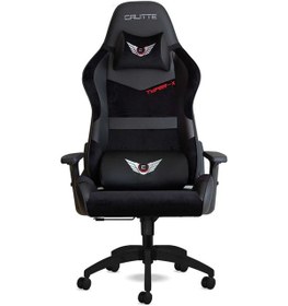 Resim Calitte Typer-X Tp Profesyonel Kumaş Oyuncu Koltuğu Siyah 