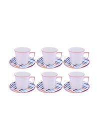 Resim Lıvıano 6lı Porselen Büyük Kahve Fincanı Splash Ars 1888 