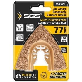 Resim SGS 1881 Karbür Zımparalama Raspalama Bıçağı 77 mm 