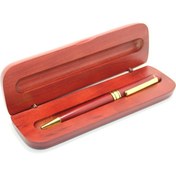 Resim Ahşap Kutulu Tükenmez Kalem Model 2 