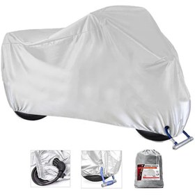 Resim Breen Kawasaki Eliminator 500 için Kilit Uyumlu Motosiklet Branda, Güvenli, Su Geçirmez Dayanıklı Kumaş 