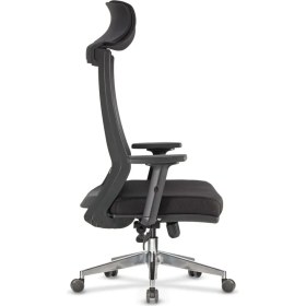 Resim Uzay Ofis Rosetta Fileli Müdür Koltuğu-Siyah 