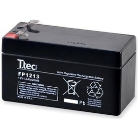 Resim Ttec 12 Volt 1.3 Amper Bakımsız Kuru Akü 