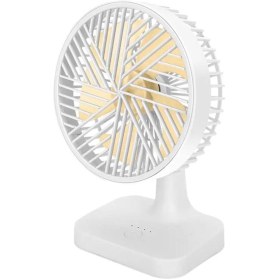 Resim AET Masaüstü Şarjlı Mini Fan 3 Kademeli Şarjlı Soğutucu Vantilatör 