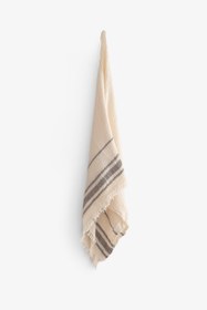 Resim Lisa Müslin Peştemal 80x150 - Antrasit / 80 x 150 cm 