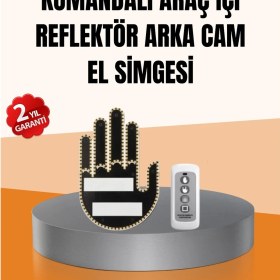 Resim 2025 Yeni Seri LED El Şekilli Park Uyarı ve Güvenlik Cihazı Orijinal 