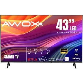 Resim Awox B244300 43" 109 Ekran Uydu Alıcılı Full HD Smart LED TV 