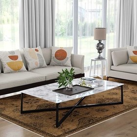 Resim Monnhein Yıkanabilir Halı ve Yolluk - Kaymaz Tabanlı Salon Halısı, Mutfak Halısı, Modern Dijital Baskı Tasarım (0487) 