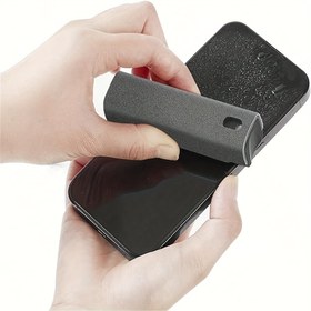 Resim Telefonlar ve bilgisayarlar, gözlükler ve elektronik cihazlar için 2'si 1 arada Ultra İnce Mikrofiber Ekran Temizleyici Sprey Şişesi Seti, Akrilik Malzeme, Sprey Şişesi 
