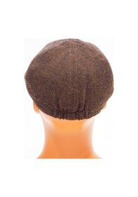 Resim Erkek Şapka Driver Kasket Flat Cap Su Tutmaz Yünlü Tweed Plate Ka 