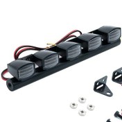Resim Yaleker Traxxas Trx-4 Ve Scx10 İçin 5 Led'li Siyah Alüminyum Rc Araç Aydınlatma Seti 