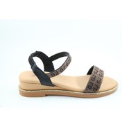 Resim Guja 25y346-3 Ortopedik Siyah Kadın Sandalet Siyah 